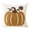 A003- C, variant on Pumpkin Throw Pillow Cover, Textured Embroidered White Pumpkin Decor Design, for Fall Halloween Decor Home Couch Porch, Holiday Gift for Family Friends, Soft Linen Blend, 18X18