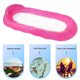 thumbnail image 2 of Fila Flotante Inflable Fila flotante inflable plegable para piscina, cama flotante para agua, tumbona (onda rosa) Sywqhk Para Estrenar, 2 of 6