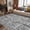 Gray, variant on SARAG 4'x6' Living Room Rug, Non-Slip Machine Washable Vintage Indoor Carpet for Bedroom Dining Room Home Office,Gray