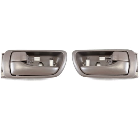PT Auto Warehouse TO-2469B-DP - Inner Interior Inside Door Handle, Brown - Left/Right Pair Fits select: 2002-2006 TOYOTA CAMRY
