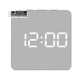 thumbnail image 1 of Horloge Miroir LED Numérique 12H/24H Alarme et Fonction Snooze °C/°F Thermomètre Intérieur Luminance LED Réglable, 1 of 7