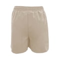 thumbnail image 4 of AKGEAMN Women's Solid Color High Waist Loose Casual Shorts with Pockets, Beige S-XXL, 4 of 5