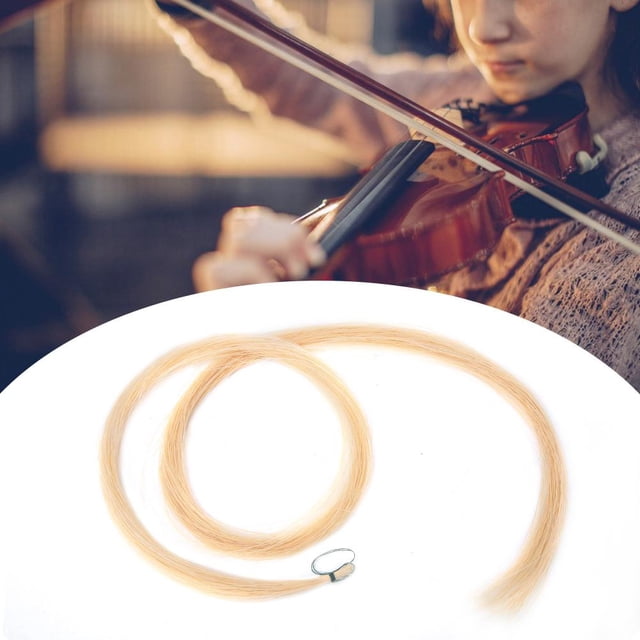 Ymiko Violin Bow Hair, Bows For Musical Instruments, Mongolian Ponytail Hair For Professionals Violin