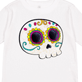 thumbnail image 4 of Inktastic Cute Sugar Skull for Day of the Dead Boys or Girls Long Sleeve Toddler T-Shirt, 4 of 5