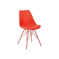 thumbnail image 1 of AveSix Emerson Student - Chaise - de Bureau - Polyuréthane, Polypropylène - Rouge, 1 of 3