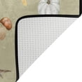 thumbnail image 3 of SKYSONIC 36x24in Watercolor Pumpkin Birds Area Rug, Autumn Fall Harvest Non-Slip Floor Carpet for Indoor Living Dining Room Bedroom, 3 of 5