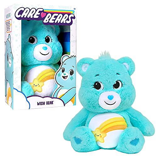 Care Bears - Peluche 14 - Wish Bear - Matériau doux et câlin ! Bleu 