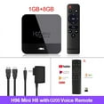 thumbnail image 5 of H96 Mini H8 Android 9.0 Boîtier TV 1080p 4k Wifi Google Store Netflix H96mini 1g8g Décodeur Noir_2 Go + 16 Go avec Télécommande Vocale G20, 5 of 5