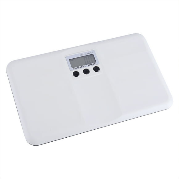 Growcolor Balance de pondération pour bébé-bébé échelle de pondération corporelle pour Animaux de Compagnie LCD numérique électronique Fonction Marche/Tare Batterie Faible/Alarme de Verrouillage