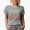 Heather Grey, variant on Lucky, Lucky, Lucky Vibes, St. Patrick's Day Merch Gift, White T-Shirt, Small