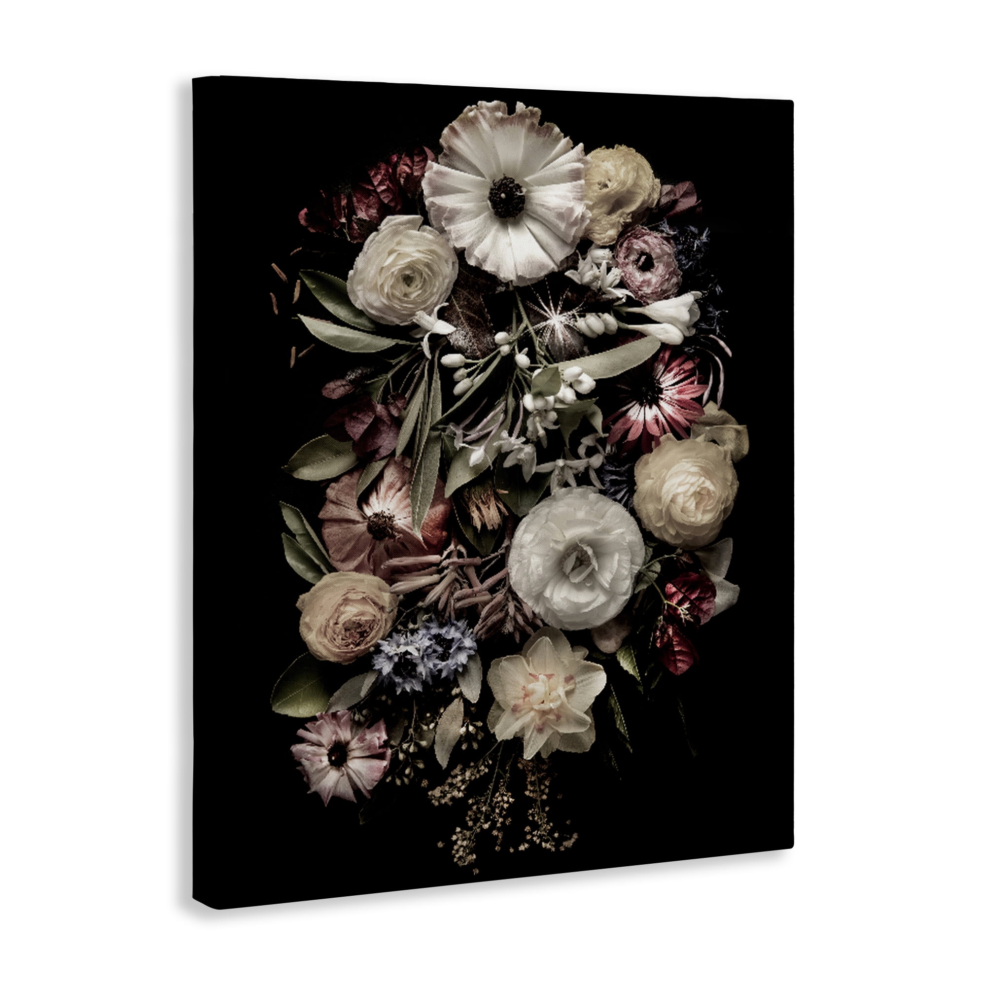Stupell Industries Pale Yellow Roses Cluster Canvas Wall Art, design by Carl Kravats