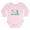 Petal Pink, variant on CafePress - My First Birthday Body Suit - Long Sleeve Cotton Baby Bodysuit
