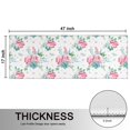 thumbnail image 5 of Kitchen Rugs Sets Of 2,Pioneer Flower Floral Print Pattern Anti Fatigue Kitchen Mat Rugs Non Slip Washable,Decorative Kitchen Floor Mats for Kitchen,Sink,Laundry,17"X47", 5 of 5