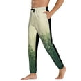 thumbnail image 3 of Xecao Fog Forest Print Active Tech Joggers for Men, Mens Sweatpants Lounge Pants with Pockets-Large, 3 of 5