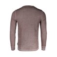 thumbnail image 2 of ZIMEGO Men’s Slim Fit Henley Shirt – Casual Ultra Soft Long Sleeve Button Crew Neck Burnout Heather Athletic T-Shirts Tee, 2 of 5
