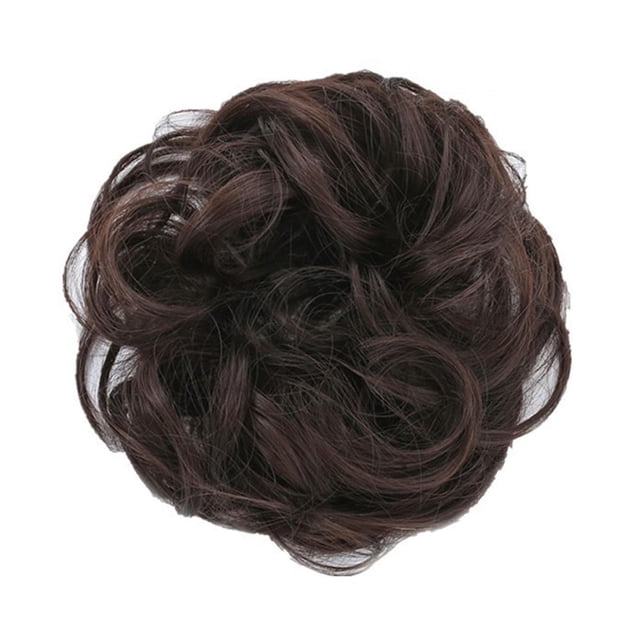 Chignon Désordonné Pièce Chouchou Extensions Naturelles Cheveux Chauds L4Z6