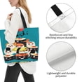 thumbnail image 3 of Disketp I Love Sushi Bolsa Tote Estampada para Mujer, Bolso de Hombro y de Mano para Compras y Viajes, 3 of 8