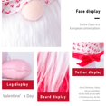 thumbnail image 5 of Orchip Valentines Day Gnome Plush - Mr and Mrs Scandinavian Tomte Elf Decorations - Stuffed Plush Ornaments - Swedish Tomte Dwarf Figurines Table Gnomes Decor Gifts Presents, 5 of 9