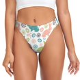 thumbnail image 1 of Balery Easter Rabbit Tangas de Algodón para Mujer con Estampado – Ropa Interior Sexy, Transpirable, G-string-X-Large, 1 of 6
