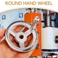 thumbnail image 3 of OULII 1 Ensemble de Roue à Main en Métal pour Tour Acier au Carbone Argent Utilisé en Atelier Techniciens, 3 of 8