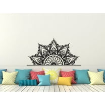 Headbord Wall Decals Mandala Decorate The Beds Vinyl Sticker