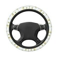 thumbnail image 5 of Picia Green Blue Avocado Car Steering Wheel Cover, Non-Slip, Breathable, Universal 15 inch, 5 of 7