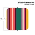 thumbnail image 3 of Balery 6 Pcs Vertical Stripesleather Coasters Set, Drink Table Cup Coasters For Living Room Kitchen Coffee Decor, 3 of 9