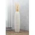 thumbnail image 5 of Leewadee Large White Home Decor Floor Vase - Wooden 41 inch Tall Farmhouse Decor Flower Holder For Fake Plant And Pampas Grass, 5 of 7
