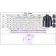 thumbnail image 3 of Camisas De Mezclilla Para Hombre Camisa informal con estampado de rayas para hombre Camisa de blusa con cuello vuelto de manga larga (Black, L), 3 of 3