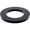 Black, variant on Plymor Clear Acrylic Egg, Marble, Ball or Sphere Thin Display Holder Stand, 0.25" H x 2.5" W (12 Pack)