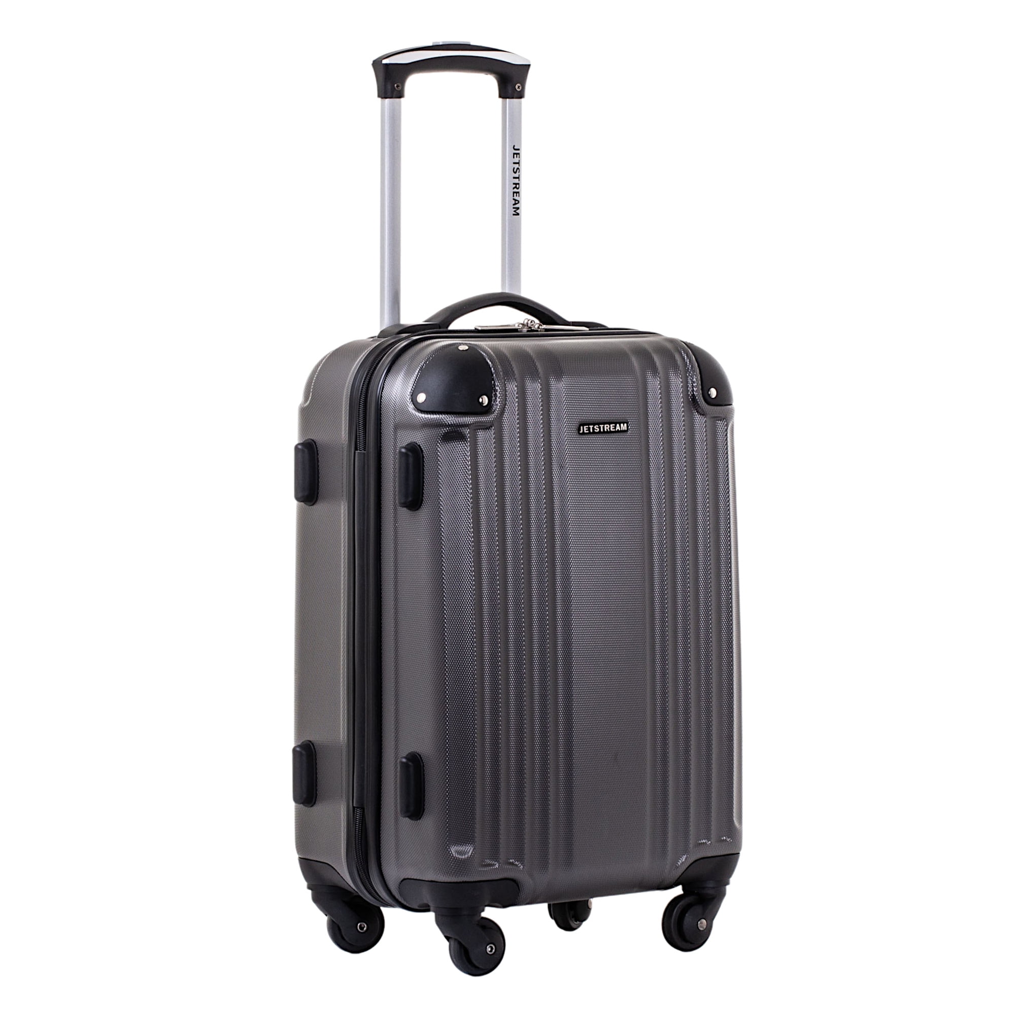 Jetstream 20-inch Hardside Rolling Spinner Carry-on Luggage, Charcoal