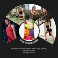 thumbnail image 7 of Logiee Brightly Colored Cupcakes Print Women's Workout Tank Top, Dry Fit Summer Tank Top,Gym Yoga Workout Sports Tee,Sleeveless Athletic Shirts-Medium, 7 of 7