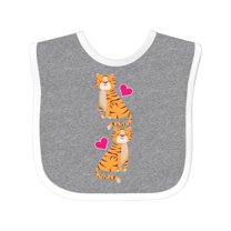 Inktastic Tiger Jungle Animal Girls Baby Bib