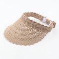 thumbnail image 4 of Women Hat Solid Color Lace Big Brim Adjustable Summer Sun Hat Hearwear, 4 of 7