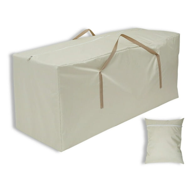 Bolsas de almacenamiento de muebles de jardín para sillasBolso de muebles de jardín Sofá impermeable Sofá Sofá Cojín Hidratación Firewood Escritorio Tapa Organizador Deck Balcony 173x76x51cm Inevent HA009660-03B