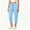 #H-Blue, variant on No Boundarie Womens Fleece Capris High Waist Drawstring Elastic Cuffed Leg Cropped Jogger Pants with Pockets,Beige,Size M