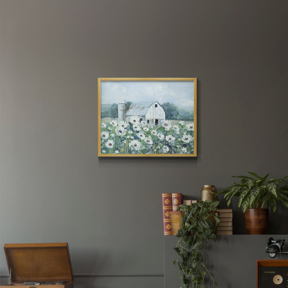 Dream Fields by Sally Swatland - Restickable Framed Giclée Print