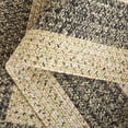 thumbnail image 6 of SAFAVIEH Braided Oswin Geometric Machine Washable Reversible Runner Rug, Black/Light Green, 2'3" x 8', 6 of 15