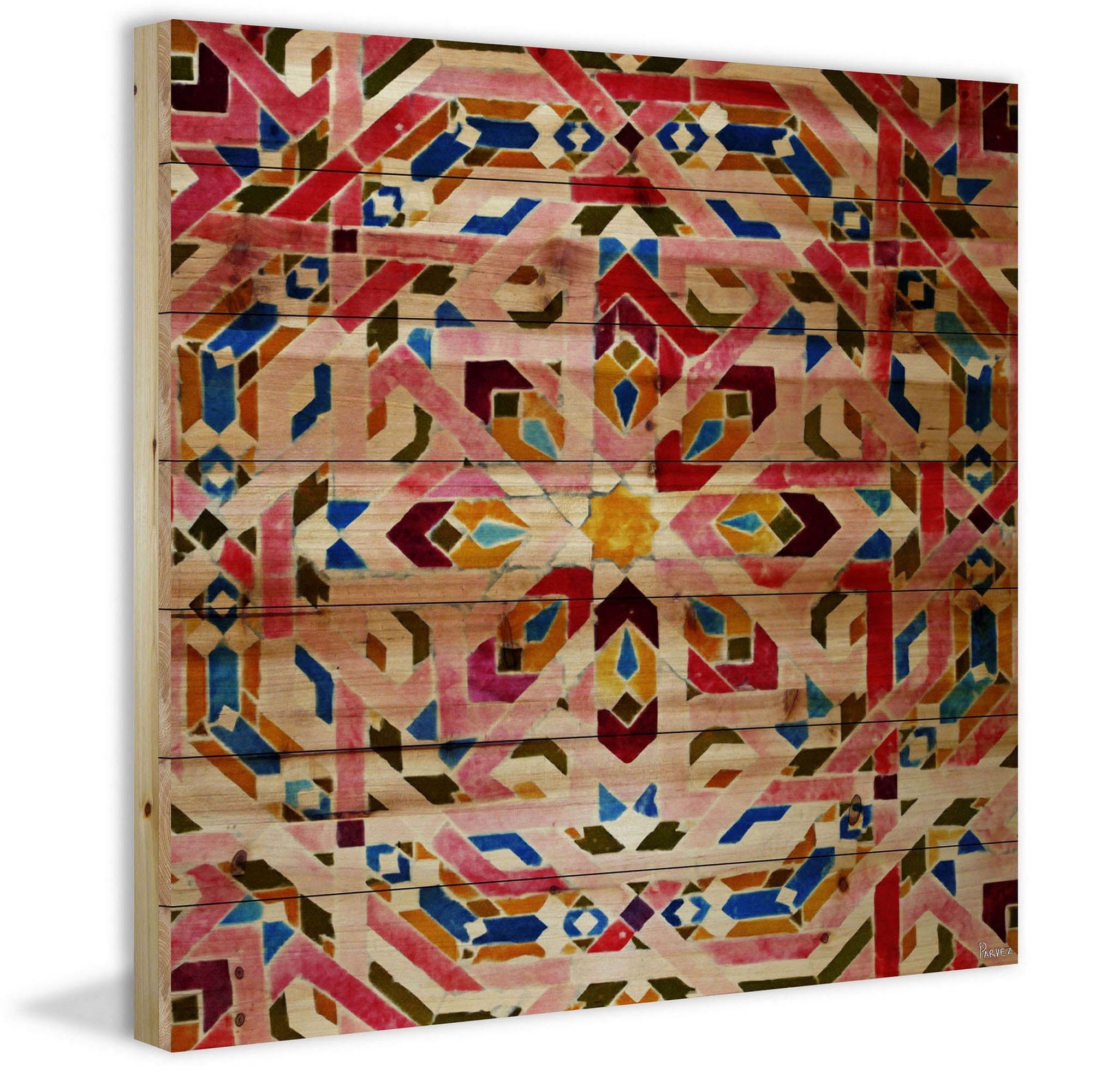 Parvez Taj Farnatchi Pinewood Wall Art, 48" x 48"