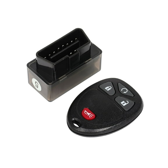 CCIYU 1 X Keyless Entry Remote OBD Programmer Car Key Fob Replacement for 2008-2017 Fit for Buick Enclave 2007-2013 for Cadillac Escalade OUC60270 OUC60221 317MHz 4 Buttons