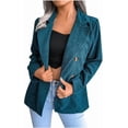 thumbnail image 1 of Abrigos casuales de moda de primavera para mujer, prendas de abrigo de punto de algodón, abrigos de invierno con botones, 1 of 5
