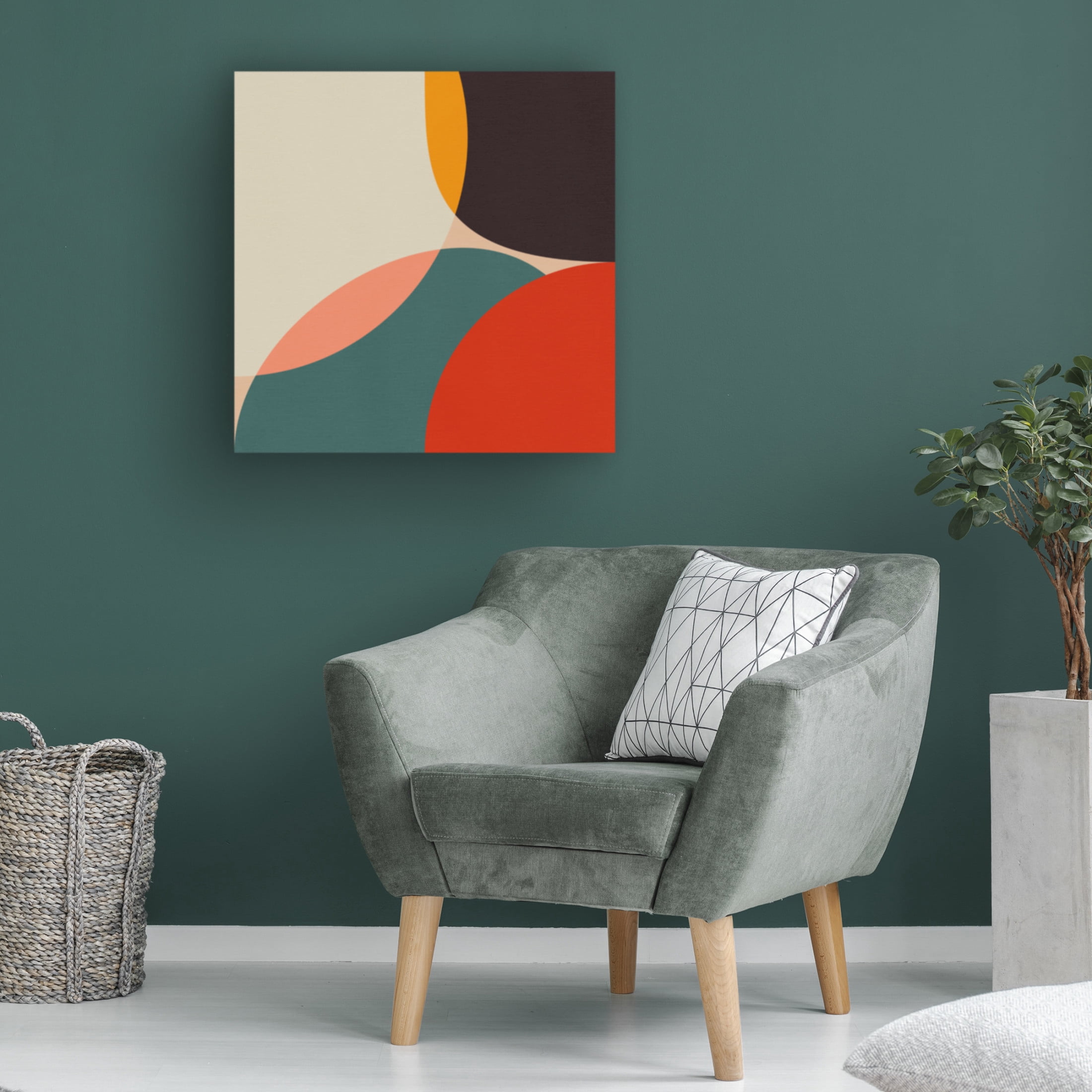 Trademark Fine Art Ana Rut Bre Bauhaus Modern Bold 4 Canvas Wall Art