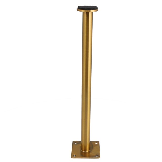 Patas de mesa Pata de mesa de sofá de gabinete de TV de metal ajustable dorado para interiores y exteriores