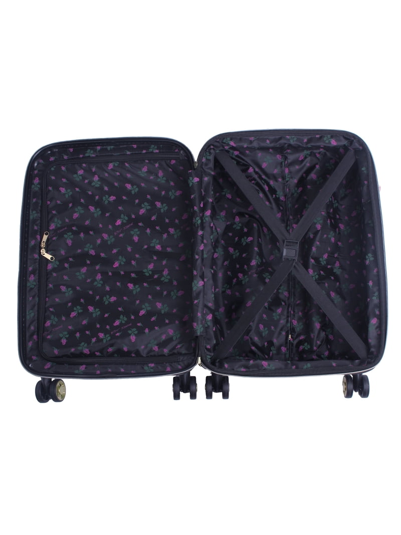 Betsey Johnson 26 Inch Checked Luggage Collection - Expandable