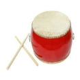 thumbnail image 2 of Tambor de cintura chino,Pandereta de cintura china,regalos musicales,Instrumento musical de percusión de aprendizaje temprano para niños,Aprendizaje musical para niños: tambor de mano, 2 of 9
