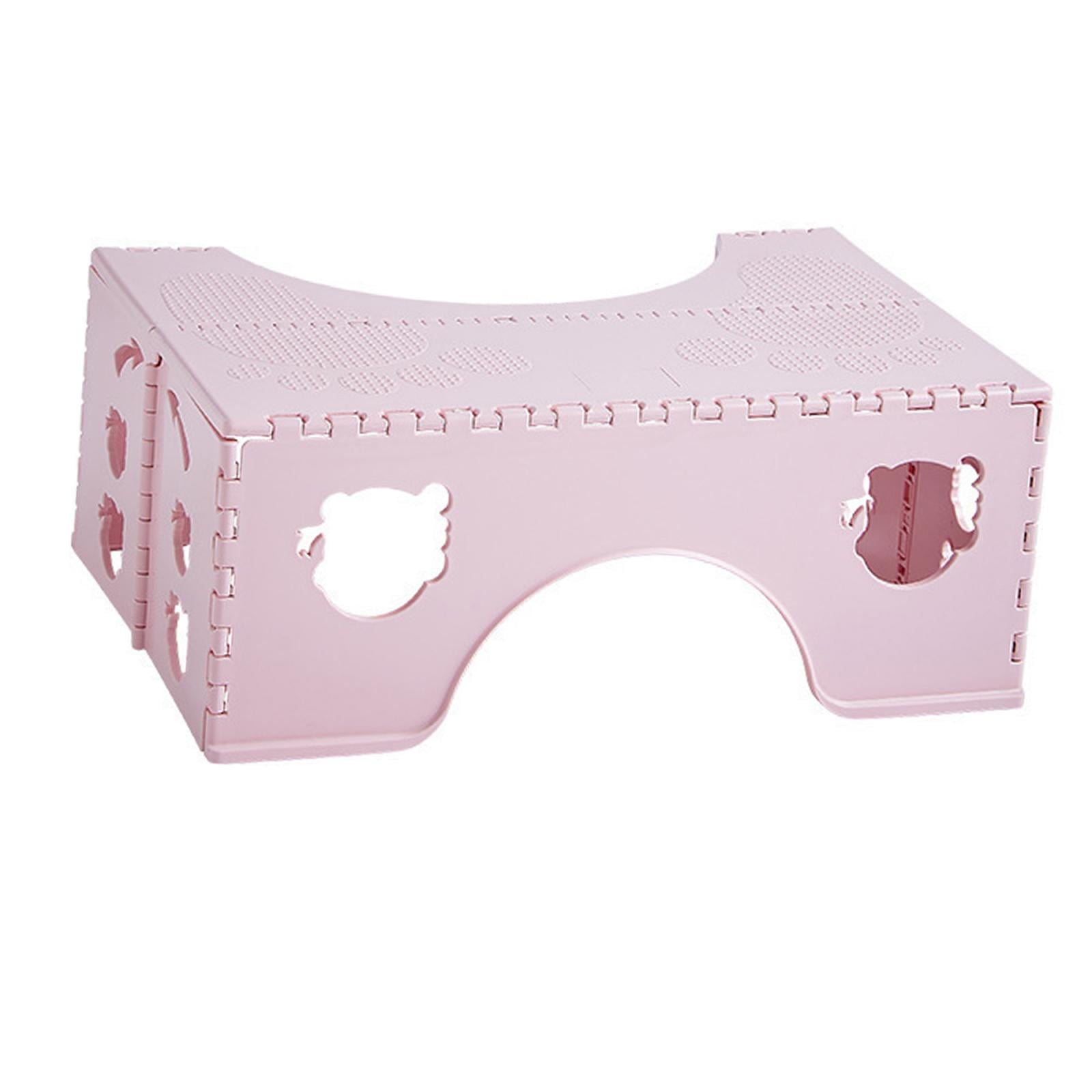 Collapsible Toilet Seat Stool Ergonomic Foot Rest Toilet Leg and Feet