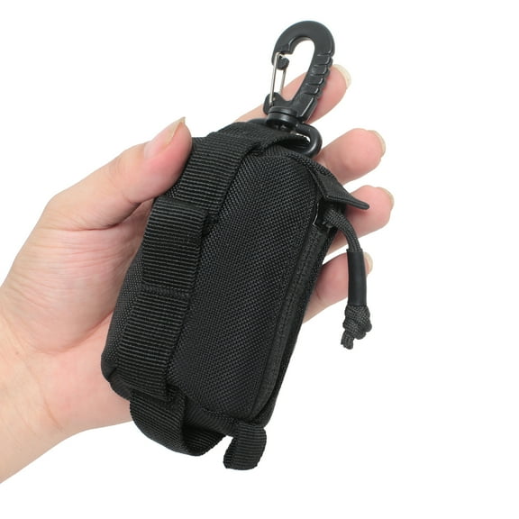 Compact Pouch Utility EDC Waist Belt Bag Mini Coin Purse Keychain Wallet for Men Women