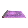 thumbnail image 2 of Ahgly Company Indoor Square Medallion Purple Traditional Area Rugs, 7' Square, 2 of 4
