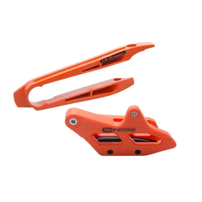 T.M. Designworks GP MX Slide and Glide Kit Orange for KTM 450 EXC-R 2008-2011