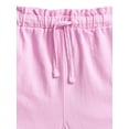 thumbnail image 2 of Wonder Nation Toddler Girls Soft Knit Pull On Shorts, Sizes 18M-5T, 2 of 3